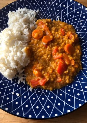 Rotes Linsen-Daal Rezepthauptbild