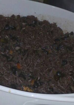 Una foto de Arroz congrí al horno