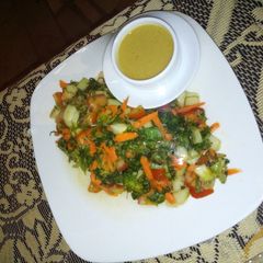 A picture of Oriental salad.