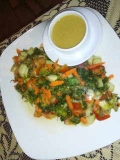 A picture of Oriental salad.