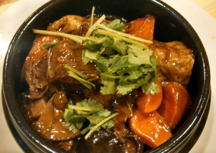 Taiwanese braised beef (Pressure cooker version) 