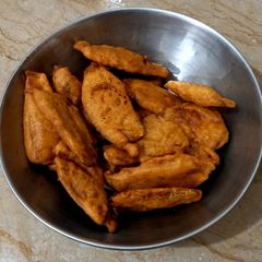 A picture of Bengan k pakoray 🍆🍆.