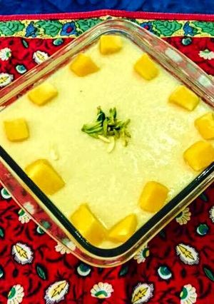 A picture of Mango kheer.