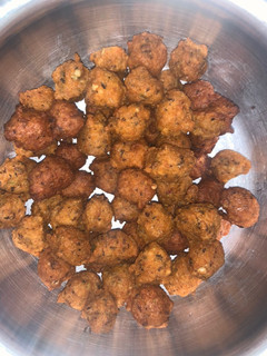 A picture of Moong dal Bhajia.