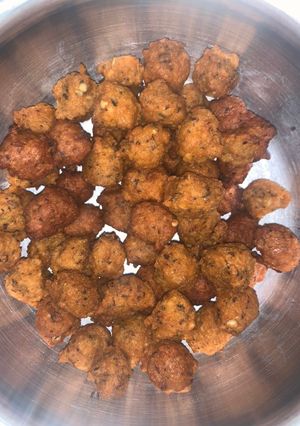 A picture of Moong dal Bhajia.