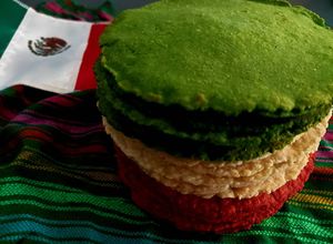 Una foto de Tortillas tricolor