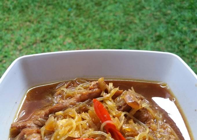 Standar Resep membuat Semur Daging Soun dijamin sesuai selera