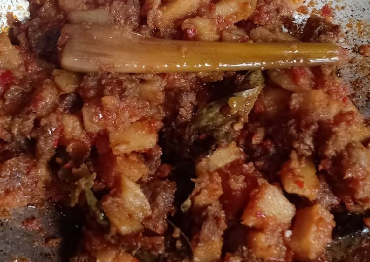 Resep Sambel Goreng Kentang Daging, Sempurna