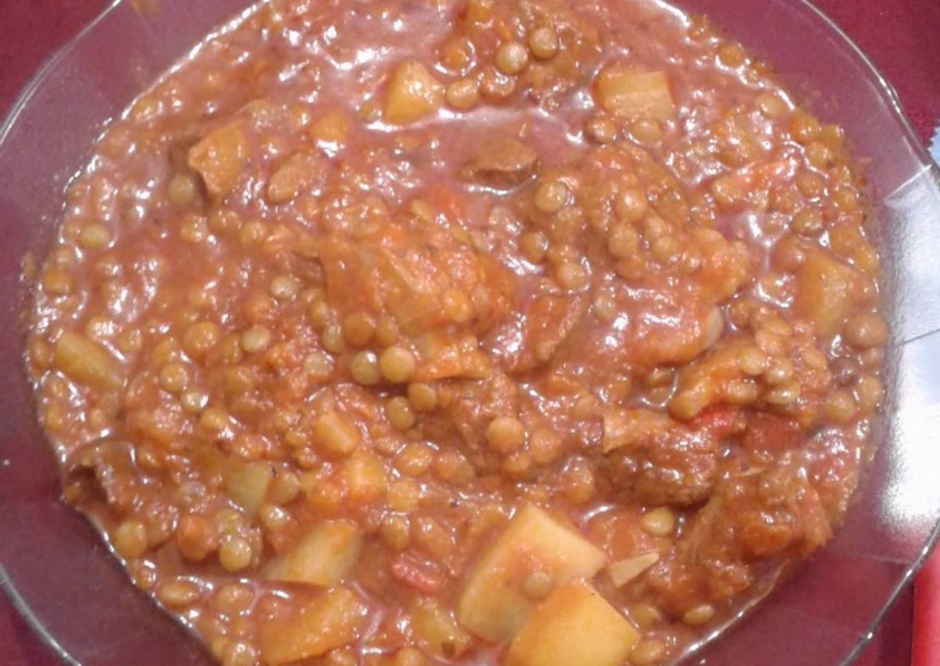 Guiso de lentejas