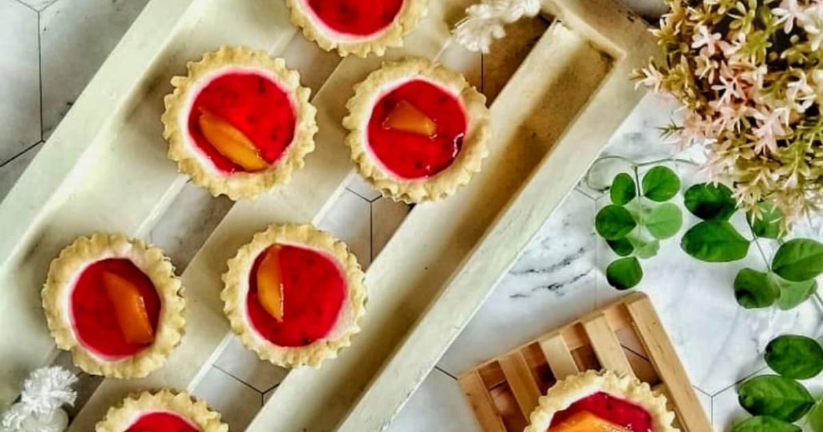 Resep Pie Vla Buah Naga Gluten Free Oleh Juni Dwianggiani Cookpad