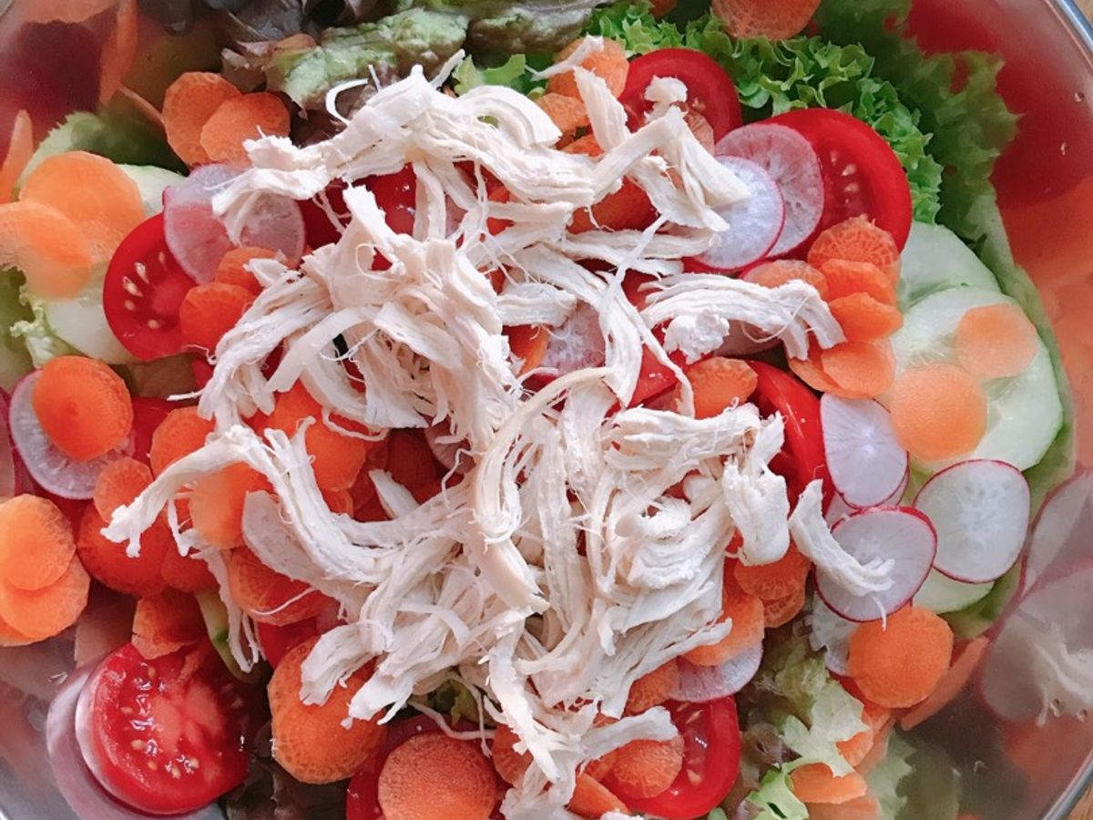 Salad Gà Xé Rau Củ Quả