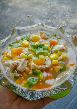 Foto resep Sup jagung manis