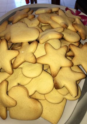 Una foto de Galletitas de vainilla y coco 🥥 🍪