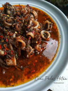 Foto resep Cumi Pedas hitam
