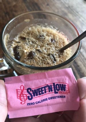 Hình của món Cafe cốt dừa.