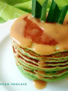 Foto resep Coconut Pandan Pancake
