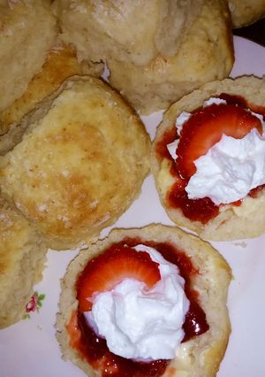 A picture of Greek Yogurt Scones #Baking.