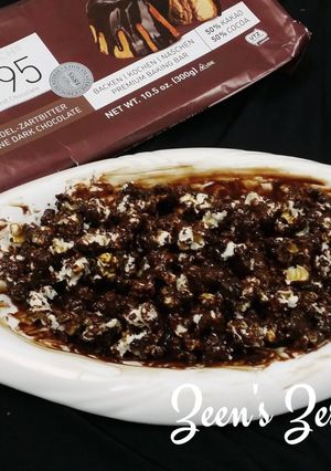 A picture of Microwave Chocolate Popcorn.