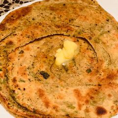 Dried Mint Lachha Paratha A picture of Dried Mint Lachha Paratha.
