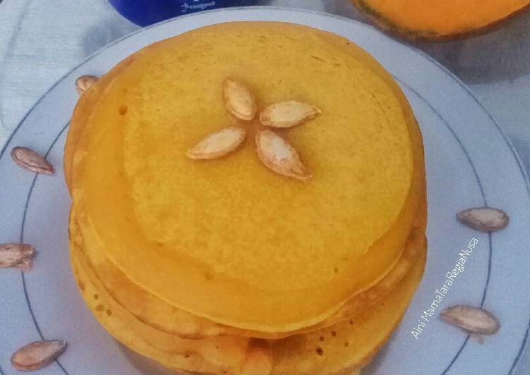 Resep Pancake Labu Kuning Anti Gagal