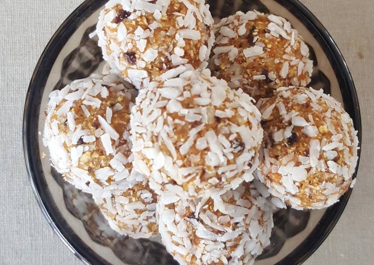 Simple Way to Make Homemade Raw carrot cake bites