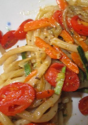 Foto di Pici al ragu' di verdure