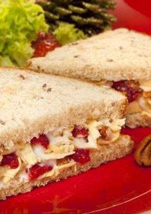 Una foto de Sándwich de pollo