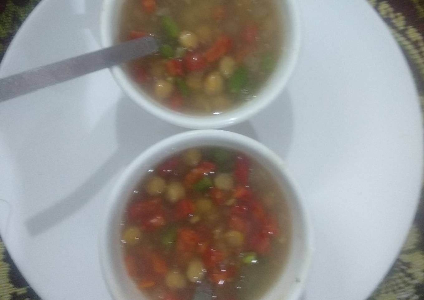 Chickpeas soup