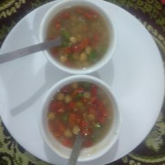 Chickpeas soup A picture of Chickpeas soup.