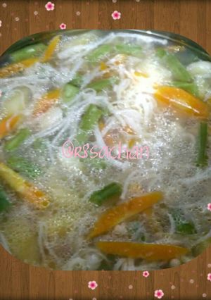 Foto resep Sup Jahe Jamur Enoki