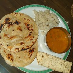A picture of Homemade Naan.