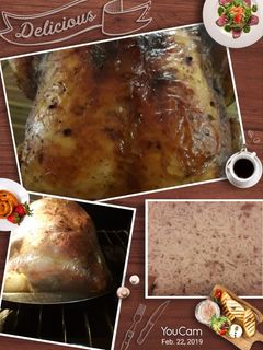 صورة لوصفة دجاج شرقي مع رز