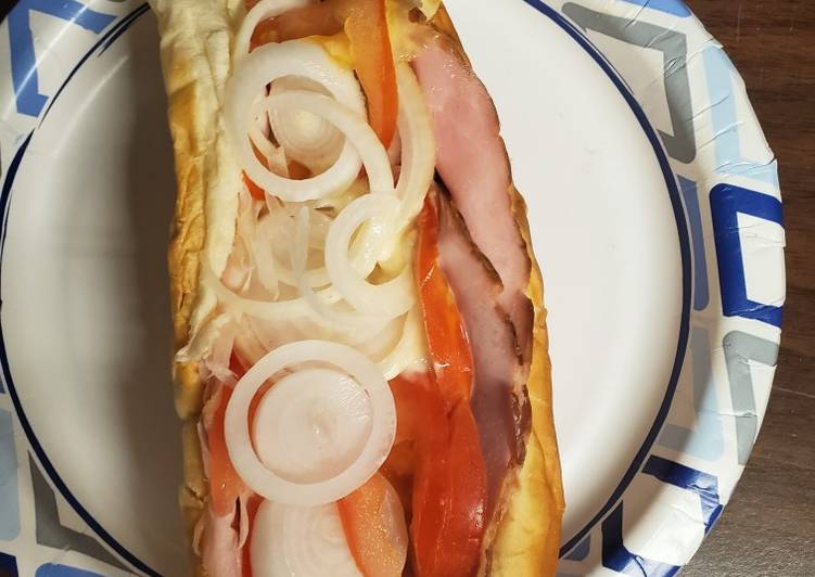 Recipe of Speedy Essential ham sub