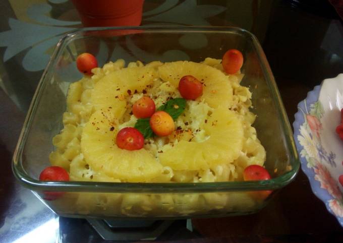 Recipe of Jamie Oliver Baked pineapple macaroni