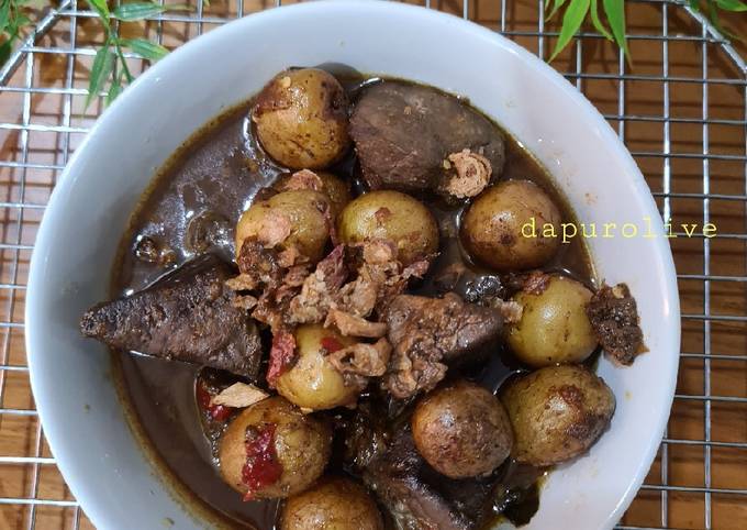 Semur Hati Sapi dan Kentang