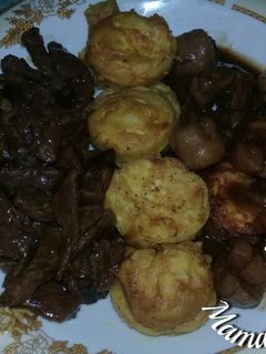 Foto resep Tofu & beef teriyaki