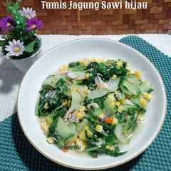 894. Tumis Jagung, Sawi Hijau-レシピのメイン写真