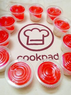 Foto resep Puding Merah Putih