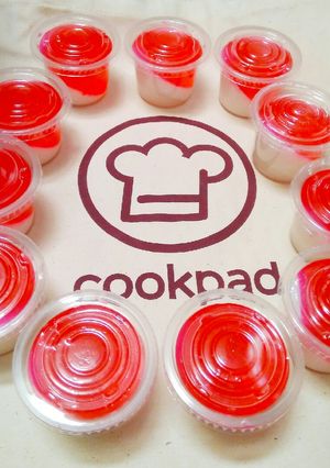 Foto resep Puding Merah Putih
