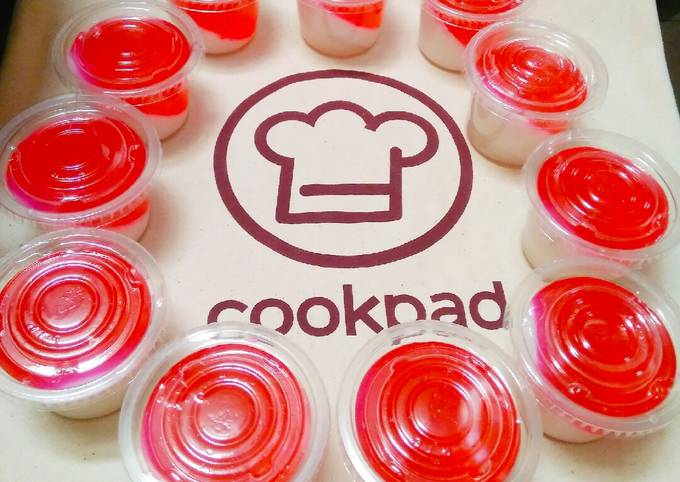 Resep Puding Merah Putih Oleh Sadiah Nuraini - Cookpad