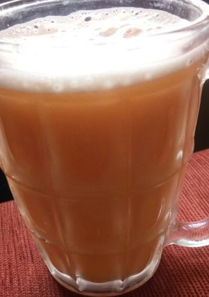 A picture of Muskmelon juice.