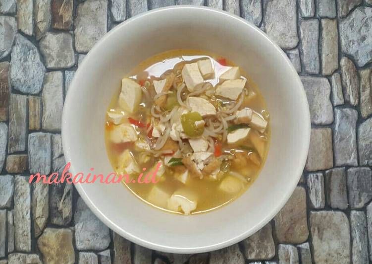 Resep Sayur gombyang/bening tahu yang Lezat