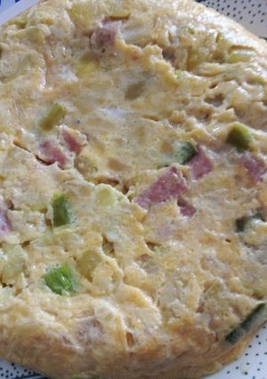 Una foto de Tortilla vegetal