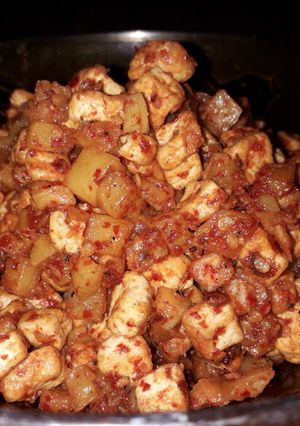 Foto resep Balado kentang pedas