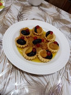 صورة لوصفة طاجين حلو بالتارتولات