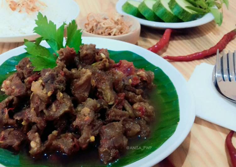 Bumbu Oseng Mercon Tetelan Sapi | Langkah Membuat Oseng Mercon Tetelan Sapi Yang Enak dan Simpel