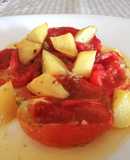 Pomodori Freschi con Patate al Forno