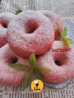 Foto resep Donat Redvelvet (tanpa telur)