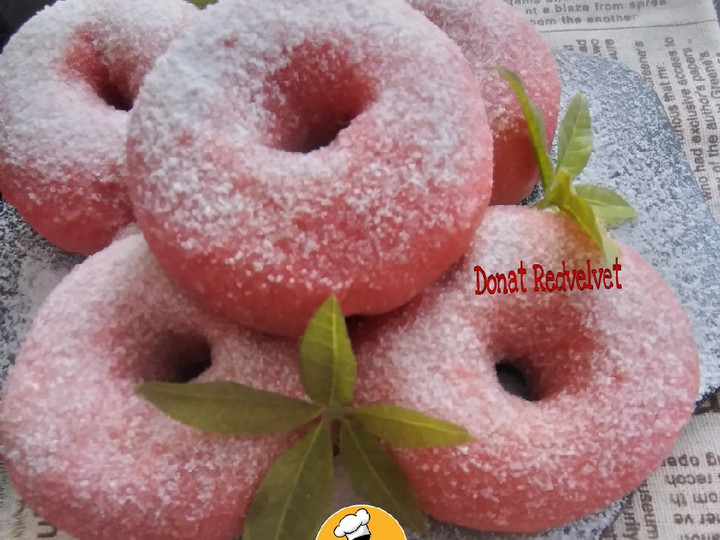 Langkah Mudah untuk Menyiapkan Donat Redvelvet (tanpa telur) Anti Gagal