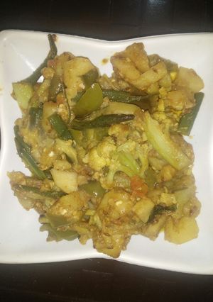 A picture of Party style mix veg.